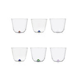 Bambus Party 6 Pcs Water Glass Assorted