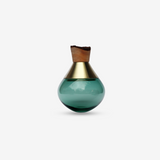 India Small 2 Stacking Vessel - Blue Brass