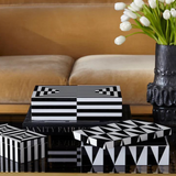 Medium Op Art Lacquer Box