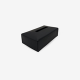 READY TISSUE HOLDER WITH BOTTOM LEATHER FLAPS RECTANGULAR HA103 G20ST20