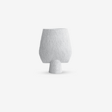 Sphere Vase Square - Mini Bone White