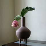 Duck Vase Fat Taupe