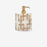 Parquet / Sparkling Kabibe Shell Soap Dispenser