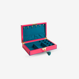 Lacquer Jewelry Box - Fuchsia