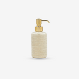 Woven Gold Soap Dispenser