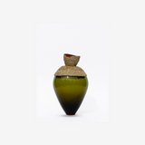 Zambia Small Stacking Vessel - Dark Olive