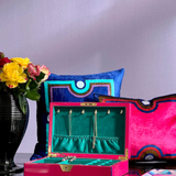 Lacquer Jewelry Box - Fuchsia